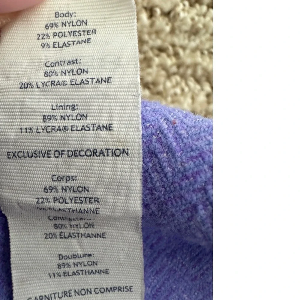 Ivivva‎ by Lululemon Glow and Go  1/4 Zip Long Sleeve Pullover Purple Girls 14